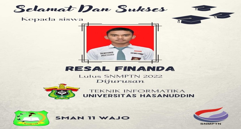 Selamat Dan Sukses Yang Sudah Lulus SNMPTN | SMAN 11 WAJO