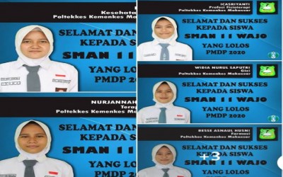 Tahun Ini, 30 Siswa SMAN 11 Wajo Lolos Bebas Tes masuk Perguruan Tinggi Negeri